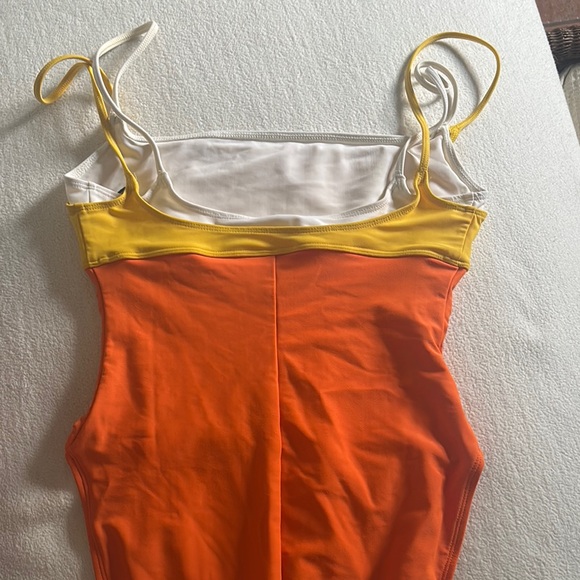 Anne Cole Yellow and White Swimwear - Picture 3 of 5